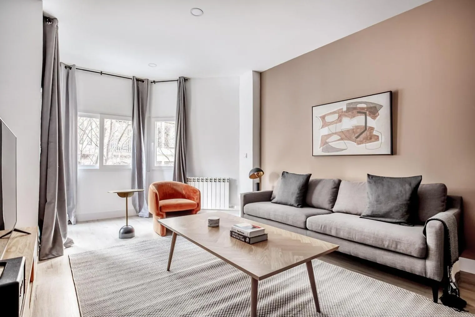 巴塞罗那Blueground La Dreta De Leixample Furnished Bcn-75公寓